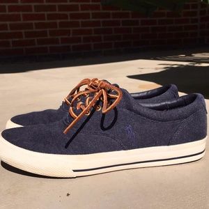 Ralph Lauren Blue Vaughn Sneakers